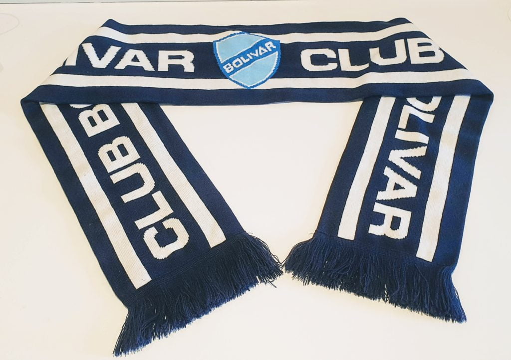 Ireland Soccer Rugby Knit Scarf (Classic) On - View #7