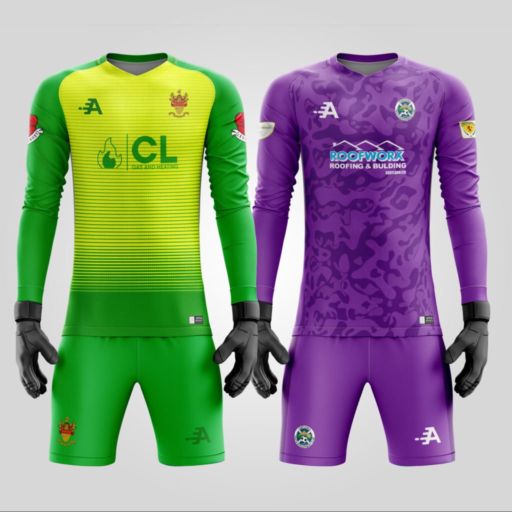 Custom Goalkeeper Jersey And Shorts Set Free Unlimited Logos