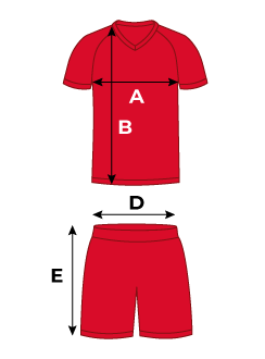 football kit measurements