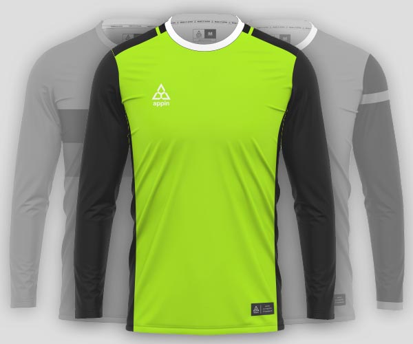 Create your own simple and classic long sleeve jersey football kit