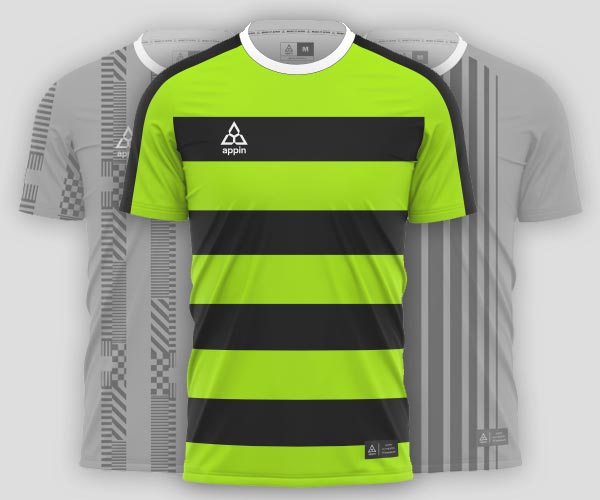 Create your own Hoops & Stripes short sleeve jersey football kit